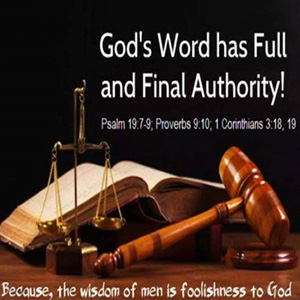 God's word final authority