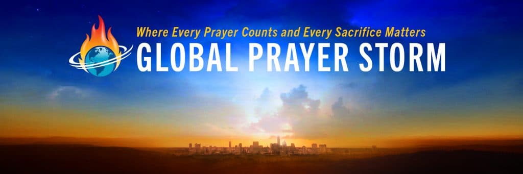 Global Prayer Storm banner