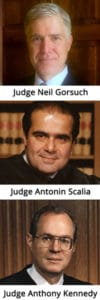 3 Supreme Court Judges