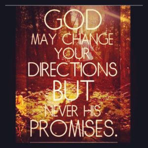 God May Change Your Direction