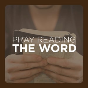 Pray by reading the Word