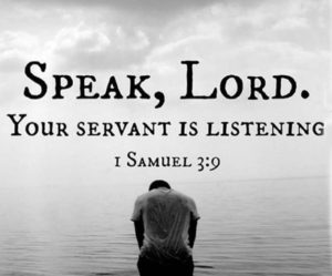 Speak Lord