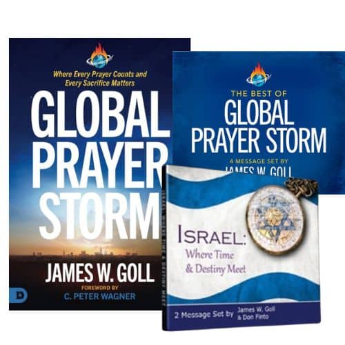 Effective Prayer Bundle - Prayer Storm Book & Israel: Where Time & Destiny Meet - 2 Message Set - By James W. Goll & Don Finto with Bonus: The Best of Prayer Storm 4 Message Set