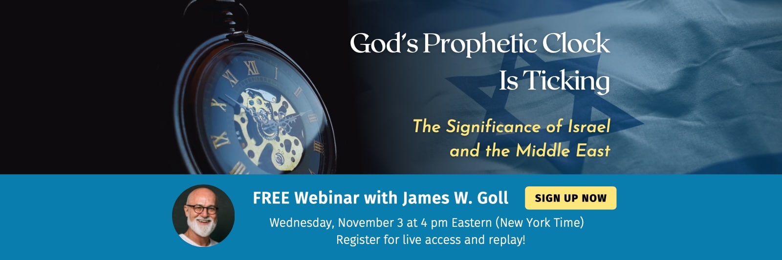 Free Webinar: God's Prophetic Clock is Ticking